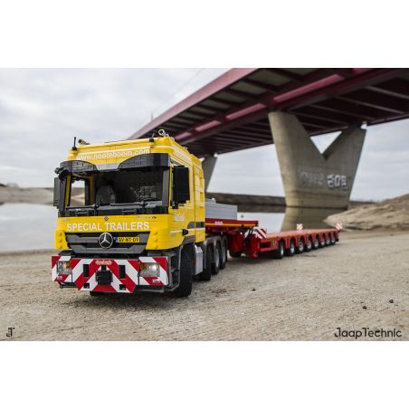 REBRICKABLE MOC-6074 6074 MOC6074 non  MERCEDES-BENZ ACTROS 4165 bộ đồ chơi xếp lắp ráp ghép mô hình  MERCEDES-BENZ ACTROS 4165 MP3 NOOTEBOOM Kỹ Thuật Công Nghệ Cao Mô Hình Phương Tiện 3454 khối