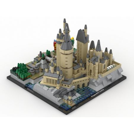 PRCK 69508 REBRICKABLE MOC-25280 25280 MOC25280 non  CỘT MỐC LÂU ĐÀI HOGWARTS bộ đồ chơi xếp lắp ráp ghép mô hình Creator HOGVVARTS CASTLE ARCHITECTURE Sáng Tạo 1349 khối