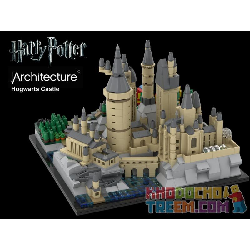 PRCK 69508 REBRICKABLE MOC-25280 25280 MOC25280 non  CỘT MỐC LÂU ĐÀI HOGWARTS bộ đồ chơi xếp lắp ráp ghép mô hình Creator HOGVVARTS CASTLE ARCHITECTURE Sáng Tạo 1349 khối
