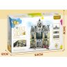 ZHEGAO QL0922 0922 non  TRUNG TÂM THƯƠNG MẠI CHÂU bộ đồ chơi xếp lắp ráp ghép mô hình Creator EUROPEAN MALL Sáng Tạo 2039 khối