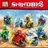 PRCK 61015 non  NINJA CƯỠI MOTO ĐUA bộ đồ chơi xếp lắp ráp ghép mô hình The  Ninjago Movie SHINOBI MASTERS OF SPINJITZU Ninja Lốc Xoáy