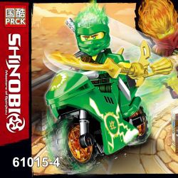 PRCK 61015 non  NINJA CƯỠI MOTO ĐUA bộ đồ chơi xếp lắp ráp ghép mô hình The  Ninjago Movie SHINOBI MASTERS OF SPINJITZU Ninja Lốc Xoáy