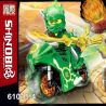 PRCK 61015 non  NINJA CƯỠI MOTO ĐUA bộ đồ chơi xếp lắp ráp ghép mô hình The  Ninjago Movie SHINOBI MASTERS OF SPINJITZU Ninja Lốc Xoáy