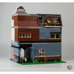 REBRICKABLE MOC-18923 18923 MOC18923 ZHEGAO QL0925 0925 non  HIỆU SÁCH (TRONG BỘ 10218 CỬA HÀNG THÚ CƯNG) bộ đồ chơi xếp lắp ráp ghép mô hình Modular Buildings BOOK SHOP Mô Hình Nhà Cửa 1969 khối
