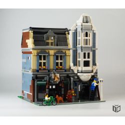 REBRICKABLE MOC-18923 18923 MOC18923 ZHEGAO QL0925 0925 non  HIỆU SÁCH (TRONG BỘ 10218 CỬA HÀNG THÚ CƯNG) bộ đồ chơi xếp lắp ráp ghép mô hình Modular Buildings BOOK SHOP Mô Hình Nhà Cửa 1969 khối