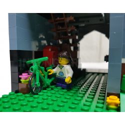 REBRICKABLE MOC-18923 18923 MOC18923 ZHEGAO QL0925 0925 non  HIỆU SÁCH (TRONG BỘ 10218 CỬA HÀNG THÚ CƯNG) bộ đồ chơi xếp lắp ráp ghép mô hình Modular Buildings BOOK SHOP Mô Hình Nhà Cửa 1969 khối