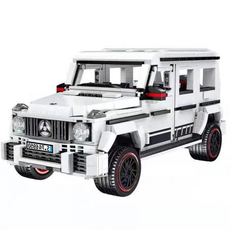 HSANHE 6950 non  XE ĐỊA HÌNH MERCEDES-BENZ G63 1:16 tỷ lệ 1:16 bộ đồ chơi xếp lắp ráp ghép mô hình Creator Sáng Tạo 1048 khối