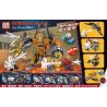 PRCK 64040 non  MOLTEN MECH 4 KẾT HỢP bộ đồ chơi xếp lắp ráp ghép mô hình Super Heroes Siêu Nhân Anh Hùng 326 khối