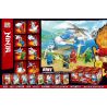 PRCK 61021 non  NINJA ÁO GIÁP BAY TÁM TRONG MỘT bộ đồ chơi xếp lắp ráp ghép mô hình The  Ninjago Movie Ninja Lốc Xoáy