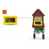 WANGE 094-2 non  ĐỒNG HỒ ĐIỆN TỬ bộ đồ chơi xếp lắp ráp ghép mô hình Super Heroes BUILDING BLOCK CLOCK Siêu Nhân Anh Hùng