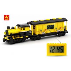 WANGE 094-2 non  ĐỒNG HỒ ĐIỆN TỬ bộ đồ chơi xếp lắp ráp ghép mô hình Super Heroes BUILDING BLOCK CLOCK Siêu Nhân Anh Hùng