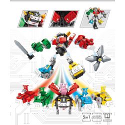 SEMBO 103245 non  VUA LỢN bộ đồ chơi xếp lắp ráp ghép mô hình Transformers Robot Đại Chiến Người Máy Biến Hình 747 khối