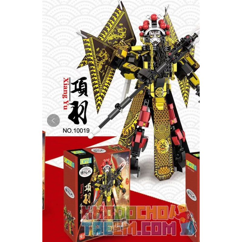 CAYI 10019 non  HẠNG VŨ bộ đồ chơi xếp lắp ráp ghép mô hình Transformers XIANGYU Robot Đại Chiến Người Máy Biến Hình 537 khối