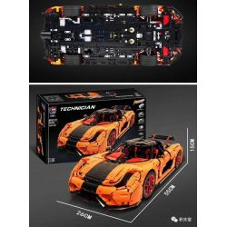 RAGARE T010 REBRICKABLE MOC-30506 30506 MOC30506 SHENZHEN RAEL ENTERTAINMENT LE-J905 J905 LEJ905 non  QUY TẮC1: 8 tỷ lệ 1:8 bộ đồ chơi xếp lắp ráp ghép mô hình  RC KOENIGSEGG REGERA Kỹ Thuật Công Nghệ Cao Mô Hình Phương Tiện 3925 khối