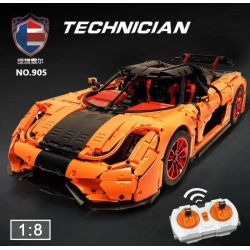 RAGARE T010 REBRICKABLE MOC-30506 30506 MOC30506 SHENZHEN RAEL ENTERTAINMENT LE-J905 J905 LEJ905 non  QUY TẮC1: 8 tỷ lệ 1:8 bộ đồ chơi xếp lắp ráp ghép mô hình  RC KOENIGSEGG REGERA Kỹ Thuật Công Nghệ Cao Mô Hình Phương Tiện 3925 khối