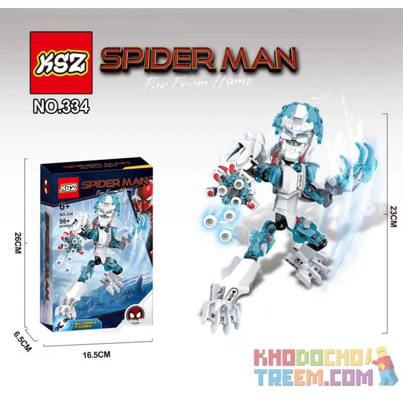 XSZ KSZ 334 non  THỦY QUÁI bộ đồ chơi xếp lắp ráp ghép mô hình  Kỹ Thuật Công Nghệ Cao Mô Hình Phương Tiện 98 khối