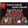 AIPIN 3901 non  SÁCH VỀ CỜ VUA bộ đồ chơi xếp lắp ráp ghép mô hình Super Heroes SUPERHEROE CHESS Siêu Nhân Anh Hùng 1507 khối