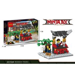 BLX 81617 non  8 LOẠI QUÁN NINJA STREET ĐỒ UỐNG THỊT NƯỚNG CẦU RƯỢU BÚN CHẢ TIỆM LỤA VŨ KHÍ TÒA NHÀ CÂU CÁ bộ đồ chơi xếp lắp ráp ghép mô hình The  Ninjago Movie NINJA BIX Ninja Lốc Xoáy 754 khối