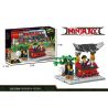 BLX 81617 non  8 LOẠI QUÁN NINJA STREET ĐỒ UỐNG THỊT NƯỚNG CẦU RƯỢU BÚN CHẢ TIỆM LỤA VŨ KHÍ TÒA NHÀ CÂU CÁ bộ đồ chơi xếp lắp ráp ghép mô hình The  Ninjago Movie NINJA BIX Ninja Lốc Xoáy 754 khối