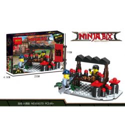 BLX 81617 non  8 LOẠI QUÁN NINJA STREET ĐỒ UỐNG THỊT NƯỚNG CẦU RƯỢU BÚN CHẢ TIỆM LỤA VŨ KHÍ TÒA NHÀ CÂU CÁ bộ đồ chơi xếp lắp ráp ghép mô hình The  Ninjago Movie NINJA BIX Ninja Lốc Xoáy 754 khối