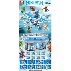 ELEPHANT JX80078 80078 non  NINJA ICE DRAGON 8 KẾT HỢP bộ đồ chơi xếp lắp ráp ghép mô hình The  Ninjago Movie Ninja Lốc Xoáy