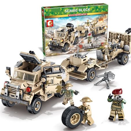 IBLOCK PL-920-171 920-171 PL920-171 SEMBO 101361 non  PHÁO VÀ MÁY KÉO 25 POUNDER CỦA ANH bộ đồ chơi xếp lắp ráp ghép mô hình Empires Of Steel Đế Chế Thép 464 khối