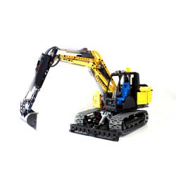 REBRICKABLE MOC-15185 15185 MOC15185 non  MÁY XÚC TRUYỀN ĐỘNG RC bộ đồ chơi xếp lắp ráp ghép mô hình  FULL RC EXCAVATOR POWERED BY BUWIZZ Kỹ Thuật Công Nghệ Cao Mô Hình Phương Tiện 1141 khối