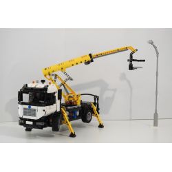 REBRICKABLE MOC-7783 7783 MOC7783 non  XE TẢI ĐIỆN GẮN CẨU bộ đồ chơi xếp lắp ráp ghép mô hình  MOTORIZED CHERRY PICKER Kỹ Thuật Công Nghệ Cao Mô Hình Phương Tiện 1070 khối