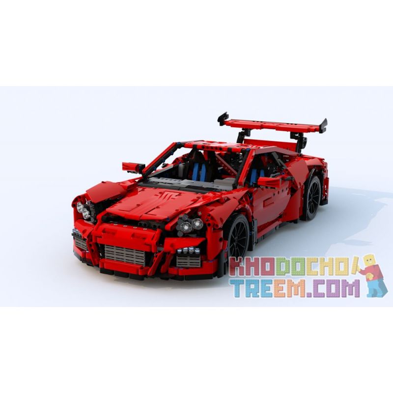 REBRICKABLE MOC-9351 9351 MOC9351 ZHEGAO QL0421 0421 non  PORSCHE 911GT3RS TÙY CHỈNH bộ đồ chơi xếp lắp ráp ghép mô hình  PORSCHE 911 GT3RS CUSTOM Kỹ Thuật Công Nghệ Cao Mô Hình Phương Tiện 3106 khối