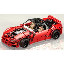 REBRICKABLE MOC-0116 0116 MOC0116 non  SIÊU XE SANG TRỌNG bộ đồ chơi xếp lắp ráp ghép mô hình  SUPERCAR DELUXE 2 Kỹ Thuật Công Nghệ Cao Mô Hình Phương Tiện 1850 khối