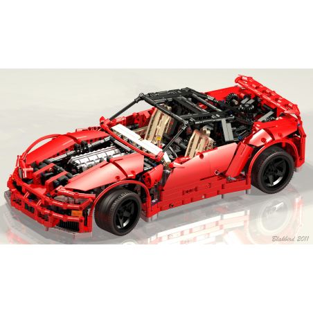 REBRICKABLE MOC-0116 0116 MOC0116 non  SIÊU XE SANG TRỌNG bộ đồ chơi xếp lắp ráp ghép mô hình  SUPERCAR DELUXE 2 Kỹ Thuật Công Nghệ Cao Mô Hình Phương Tiện 1850 khối