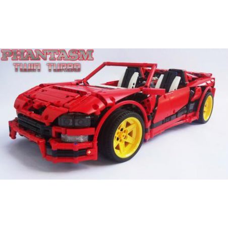 REBRICKABLE MOC-1893 1893 MOC1893 MOC-1892 1892 MOC1892 MOC893 non  TUA BIN ĐÔI PHANTOM - ĐỎ bộ đồ chơi xếp lắp ráp ghép mô hình  PHANTASM TWIN TURBO - RED Kỹ Thuật Công Nghệ Cao Mô Hình Phương Tiện 2003 khối
