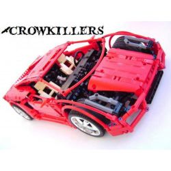 REBRICKABLE MOC-0017 0017 MOC0017 non  LAMBORGHINI GARADO. bộ đồ chơi xếp lắp ráp ghép mô hình  LAMBORGHINI GALLARDO Kỹ Thuật Công Nghệ Cao Mô Hình Phương Tiện 1516 khối