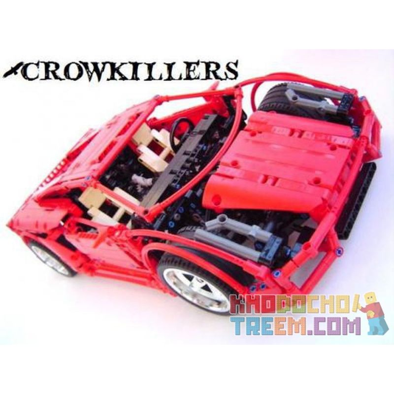 REBRICKABLE MOC-0017 0017 MOC0017 non  LAMBORGHINI GARADO. bộ đồ chơi xếp lắp ráp ghép mô hình  LAMBORGHINI GALLARDO Kỹ Thuật Công Nghệ Cao Mô Hình Phương Tiện 1516 khối