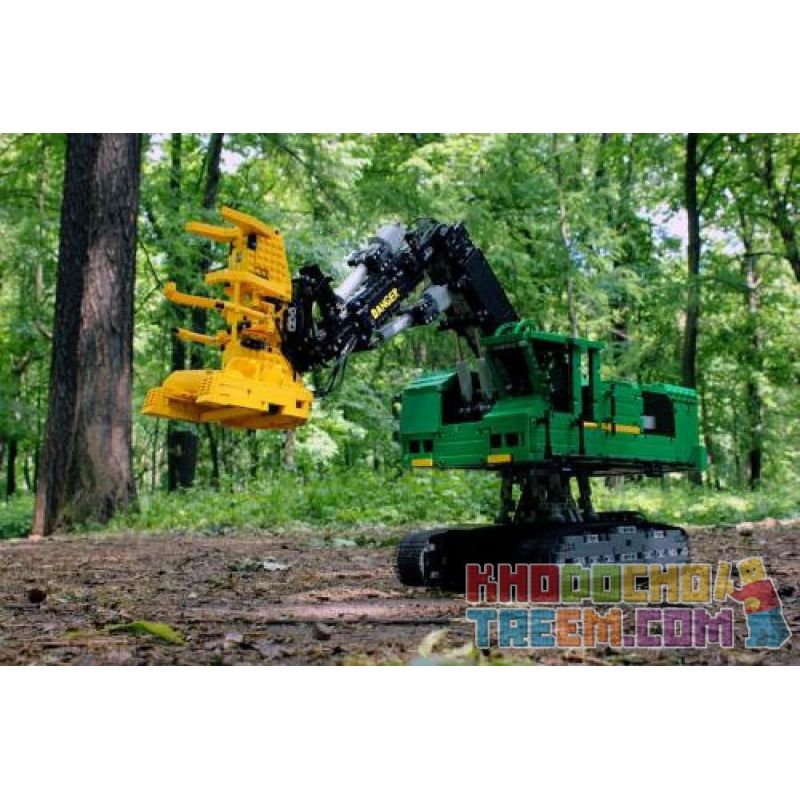 REBRICKABLE MOC-4532 4532 MOC4532 non  MÁY ĐỐN bộ đồ chơi xếp lắp ráp ghép mô hình  FELLER-BUNCHER Kỹ Thuật Công Nghệ Cao Mô Hình Phương Tiện 4508 khối