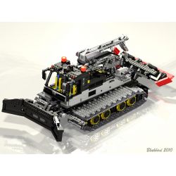 REBRICKABLE MOC-1237 1237 MOC1237 non  ĐỒ ỦI TUYẾT bộ đồ chơi xếp lắp ráp ghép mô hình  PRINOTH LEITWOLF (WITH DRUM WINCH) Kỹ Thuật Công Nghệ Cao Mô Hình Phương Tiện 2903 khối