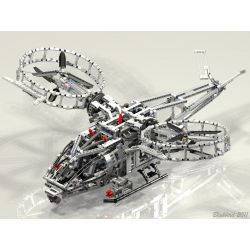 REBRICKABLE MOC-0074 0074 MOC0074 non  MÁY BAY TRỰC THĂNG bộ đồ chơi xếp lắp ráp ghép mô hình  AVATAR HELICOPTER Kỹ Thuật Công Nghệ Cao Mô Hình Phương Tiện 1827 khối