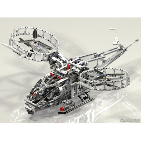 REBRICKABLE MOC-0074 0074 MOC0074 non  MÁY BAY TRỰC THĂNG bộ đồ chơi xếp lắp ráp ghép mô hình  AVATAR HELICOPTER Kỹ Thuật Công Nghệ Cao Mô Hình Phương Tiện 1827 khối