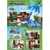 33244 non  CẢNH LỀU TUYẾT TRONG MINECRAFT bộ đồ chơi xếp lắp ráp ghép mô hình MY WORLD Game Xây Dựng 548 khối
