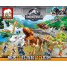 ELEPHANT JX1170 1170 non  8 MÔ HÌNH bộ đồ chơi xếp lắp ráp ghép mô hình Jurassic World DINOSAUR WORLD Thế Giới Khủng Long