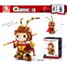 SLUBAN M38-B0761G B0761G 0761G M38B0761G 38-B0761G non  PHIÊN BẢN Q CỦA MONKEY KING bộ đồ chơi xếp lắp ráp ghép mô hình Brickheadz QBRICKS Nhân Vật Đầu To 216 khối