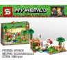 SHENG YUAN SY SY6193 6193 non  THẾ GIỚI CỦA TÔI bộ đồ chơi xếp lắp ráp ghép mô hình Minecraft MY WORLD Game Xây Dựng 323 khối