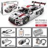 SEMBO 701023 non  AUDI R8 bộ đồ chơi xếp lắp ráp ghép mô hình  AUDI SPORT R8 Kỹ Thuật Công Nghệ Cao Mô Hình Phương Tiện 2768 khối