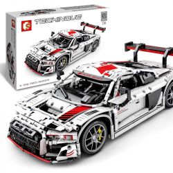 SEMBO 701023 non  AUDI R8 bộ đồ chơi xếp lắp ráp ghép mô hình  AUDI SPORT R8 Kỹ Thuật Công Nghệ Cao Mô Hình Phương Tiện 2768 khối