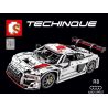 SEMBO 701023 non  AUDI R8 bộ đồ chơi xếp lắp ráp ghép mô hình  AUDI SPORT R8 Kỹ Thuật Công Nghệ Cao Mô Hình Phương Tiện 2768 khối