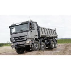 REBRICKABLE MOC-25443 25443 MOC25443 non  XE BEN MERCEDES-BENZ ACTROS bộ đồ chơi xếp lắp ráp ghép mô hình    8X4 MERCEDES ACTROS DUMP TRUCK Kỹ Thuật Công Nghệ Cao Mô Hình Phương Tiện 1221 khối