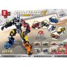 ZHEGAO QL0224 0224 non  BIẾN DẠNG ĐUA MECH 6 KẾT HỢP bộ đồ chơi xếp lắp ráp ghép mô hình Racing RACING SUPER POWER Cuộc Đua 731 khối