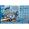 ZHEGAO QL0212 0212 non  CẢNH SÁT GIAO THÔNG NẮM BẮT HỆ THỐNG 16 TỔ HỢP bộ đồ chơi xếp lắp ráp ghép mô hình Police
