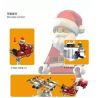 GEJIA 49007 non  BAY GIÁNG SINH bộ đồ chơi xếp lắp ráp ghép mô hình The  Ninjago Movie PURSUIT OF CHRISTMAS Ninja Lốc Xoáy 759 khối