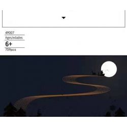 GEJIA 49007 non  BAY GIÁNG SINH bộ đồ chơi xếp lắp ráp ghép mô hình The  Ninjago Movie PURSUIT OF CHRISTMAS Ninja Lốc Xoáy 759 khối